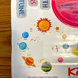 Kids space room decals
